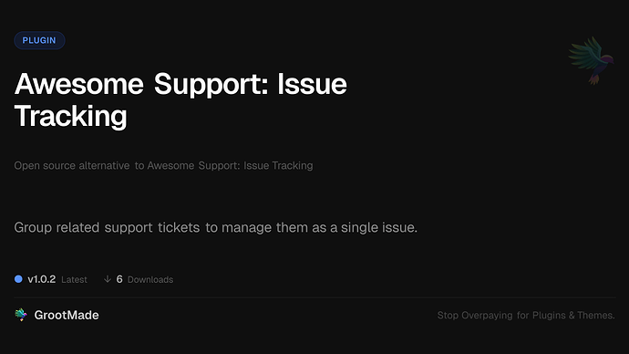 Awesome Support: Issue Tracking
