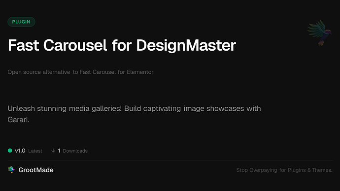 Fast Carousel for DesignMaster