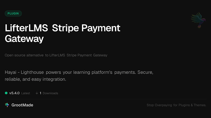 LifterLMS Stripe Payment Gateway