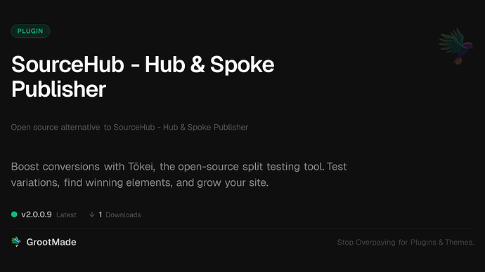 SourceHub - Hub & Spoke Publisher