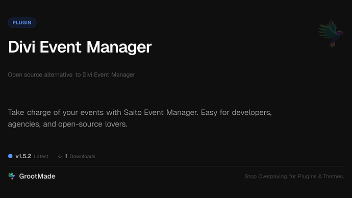 Divi Event Manager
