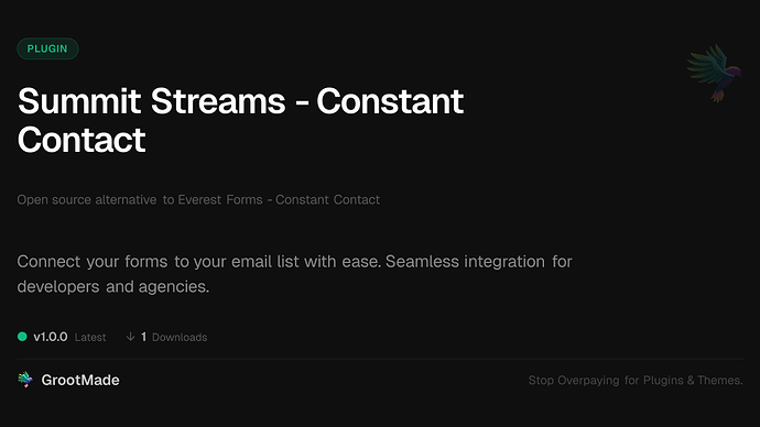 Summit Streams - Constant Contact
