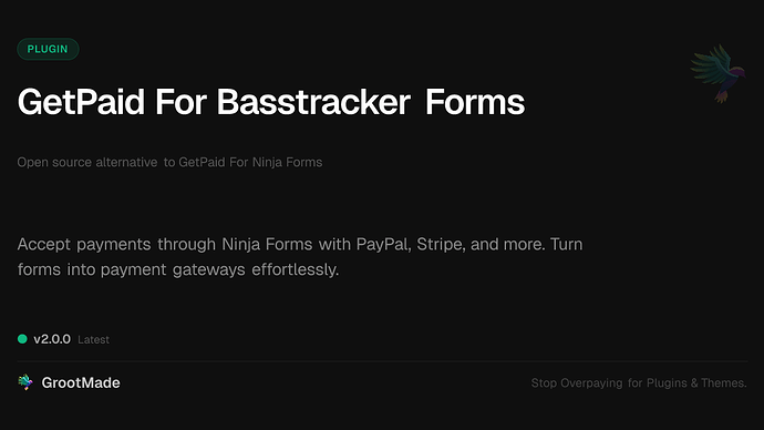 GetPaid For Basstracker Forms