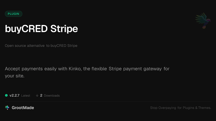 buyCRED Stripe