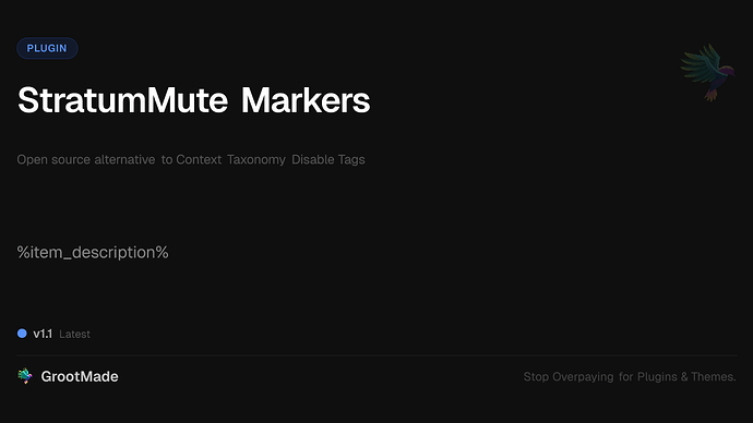 StratumMute Markers