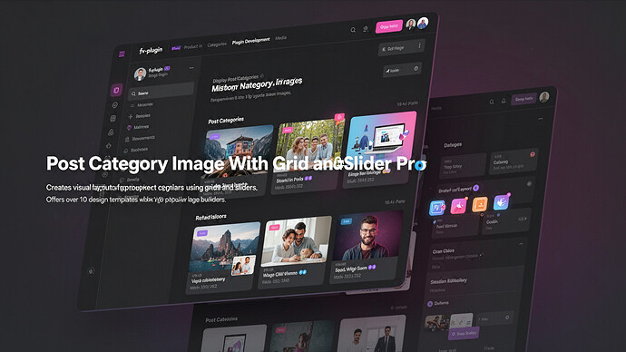 Post Category Image With Grid and Slider Pro