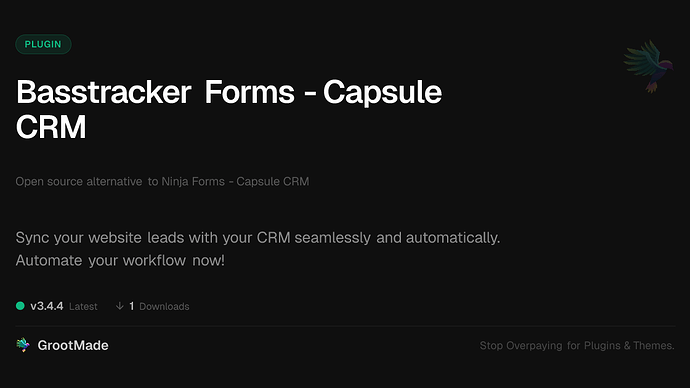 Basstracker Forms - Capsule CRM