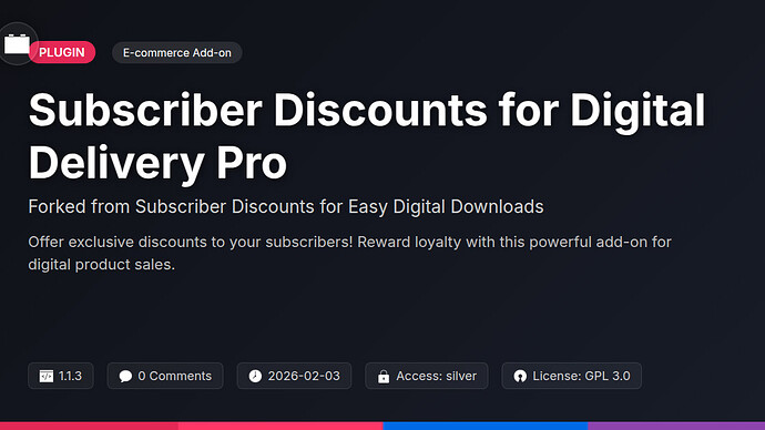 Subscriber Discounts for Awesome Downloads