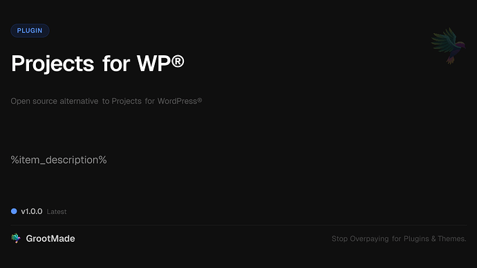 Projects for WP®