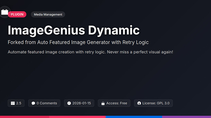 Auto Featured Image Generator with Retry Logic