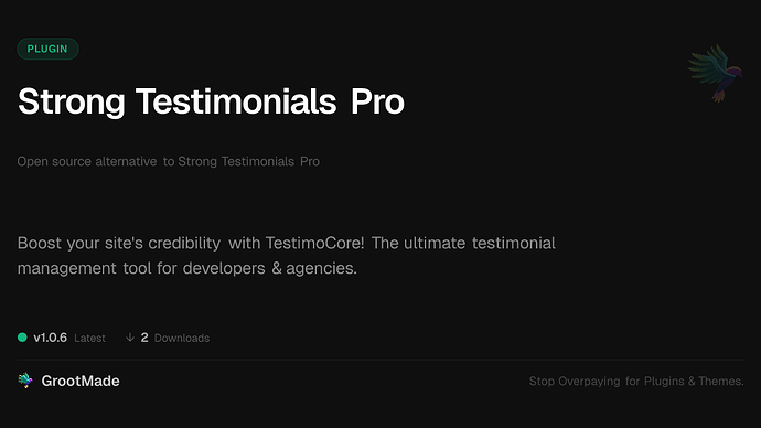 Strong Testimonials Pro