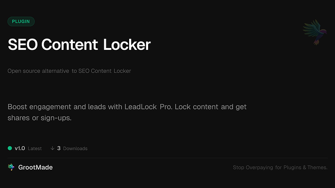 SEO Content Locker