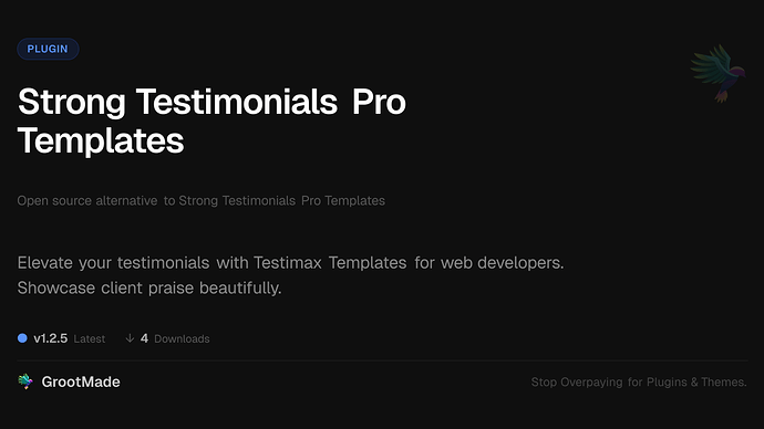 Strong Testimonials Pro Templates