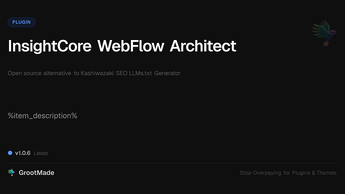 InsightCore WebFlow Architect