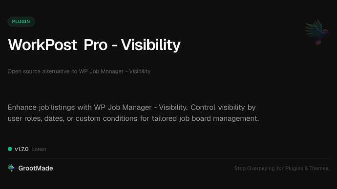 WorkPost Pro - Visibility