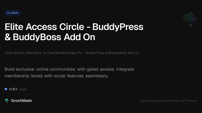 Elite Access Circle - BuddyPress & BuddyBoss Add On