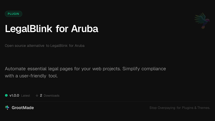 LegalBlink for Aruba