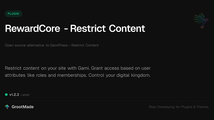RewardCore - Restrict Content