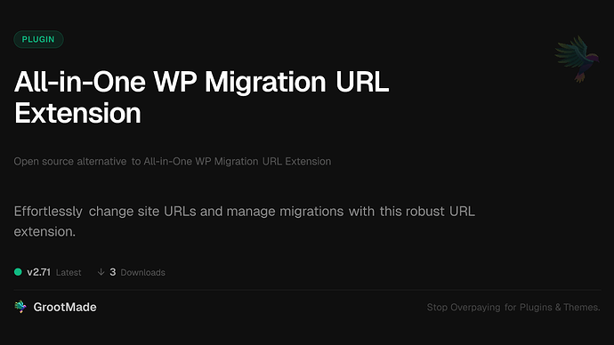 All-in-One WP Migration URL Extension