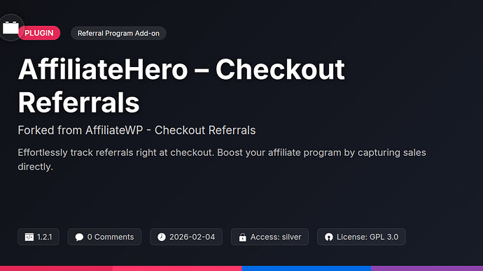 EchoAffiliate - Checkout Referrals