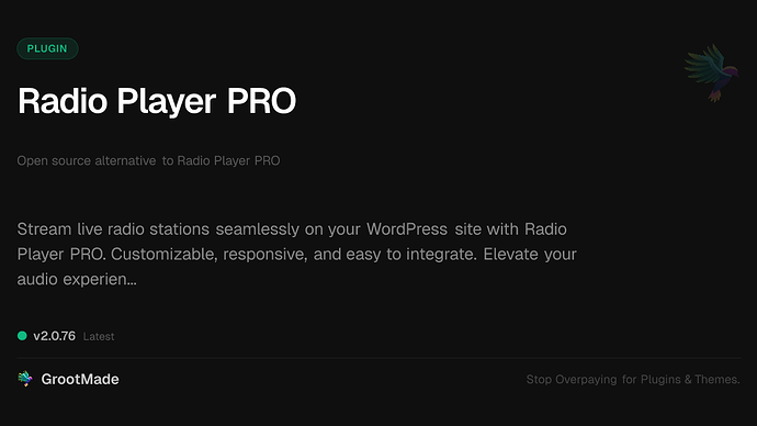 Radio Player PRO
