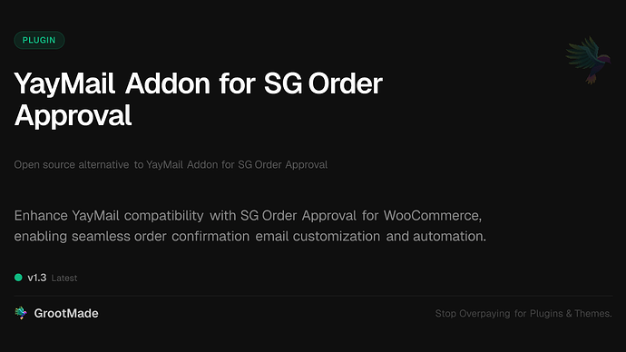 YayMail Addon for SG Order Approval