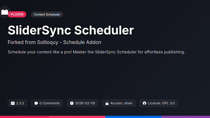 Monologue - Schedule Addon