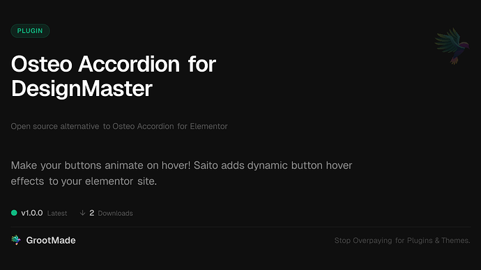 Osteo Accordion for DesignMaster