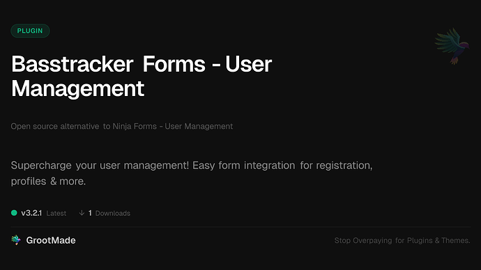Basstracker Forms - User Management