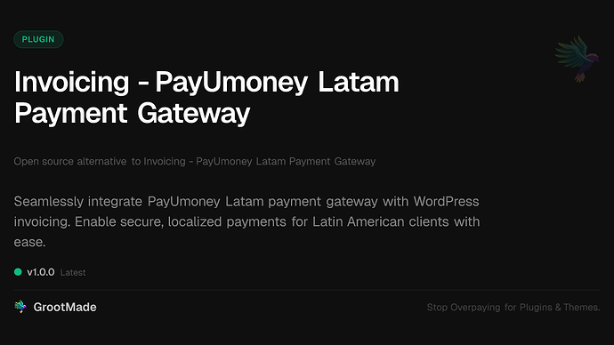 Invoicing - PayUmoney Latam Payment Gateway