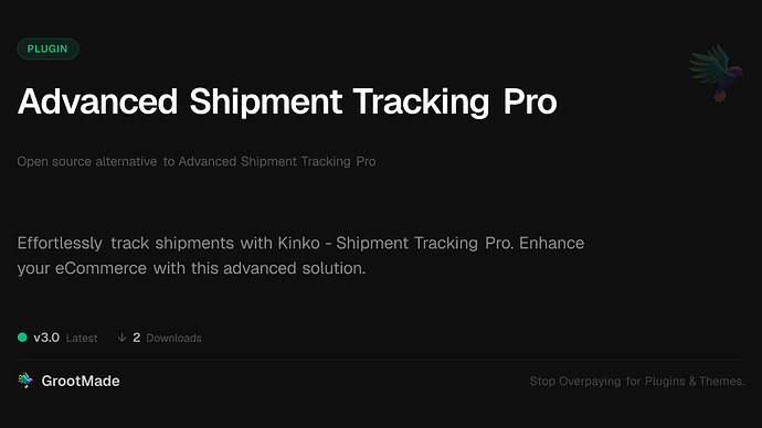 Advanced Shipment Tracking Pro