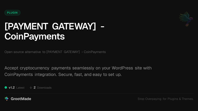 [PAYMENT GATEWAY] - CoinPayments
