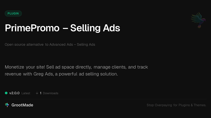 PrimePromo – Selling Ads
