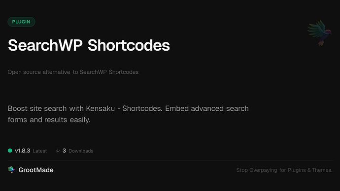 SearchWP Shortcodes