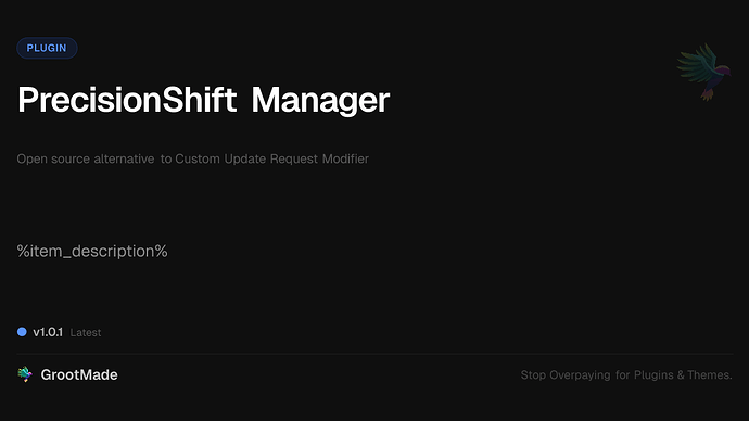 PrecisionShift Manager