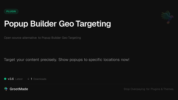 Popup Builder Geo Targeting