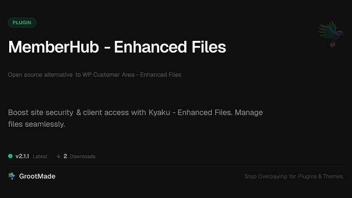 MemberHub - Enhanced Files