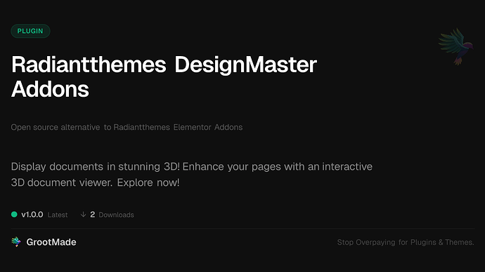Radiantthemes DesignMaster Addons