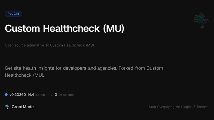 Custom Healthcheck (MU)