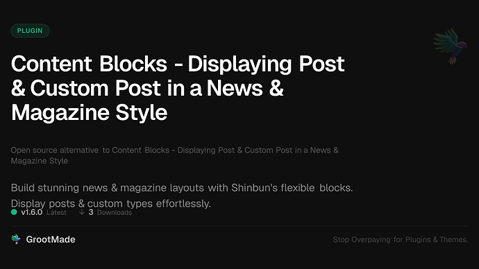 Content Blocks - Displaying Post & Custom Post in a News & Magazine Style