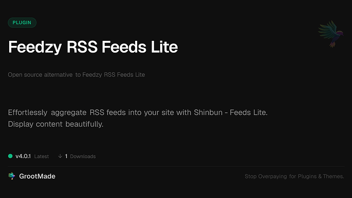 Feedzy RSS Feeds Lite