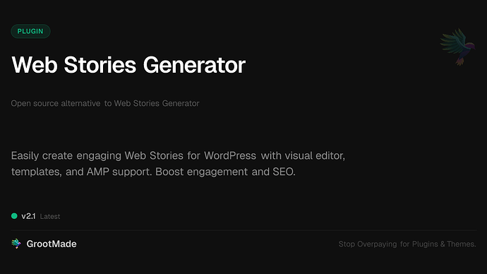 Web Stories Generator