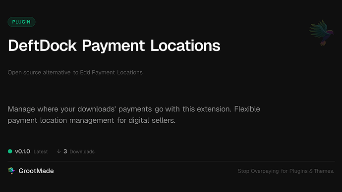 DeftDock Payment Locations