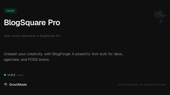 BlogSquare Pro