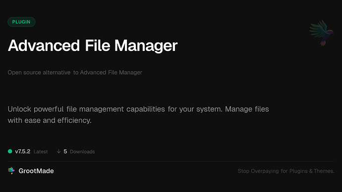 Advanced File Manager