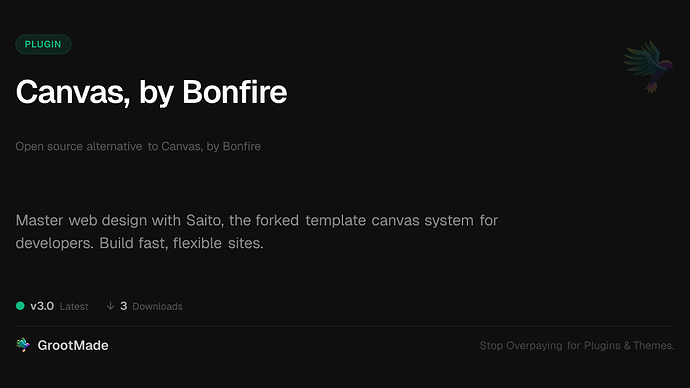 Canvas, by Bonfire