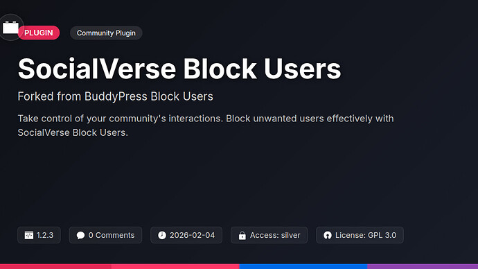 BuddyPress Block Users
