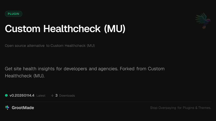 Custom Healthcheck (MU)