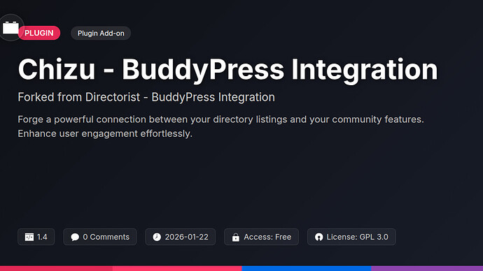 ListHub - BuddyPress Integration