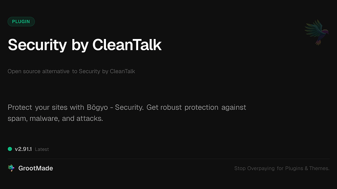 Security by CleanTalk